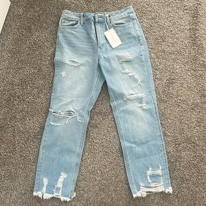 Womens distressed denim - Flying Monkey, size 28, new with tags